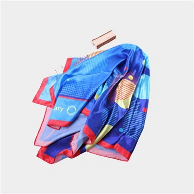 চুলের জন্য প্রিন্টেড সিল্ক কের্চিফ