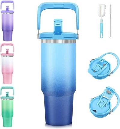 40oz কোল্ড হ্যান্ডেল কার মগ রাখুন